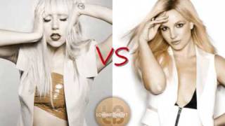 Britney Spears Circus vs Lady GaGa Poker Face  Circus Face [upl. by Vic565]