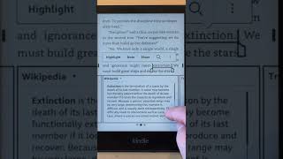 How To Use Your Kindle’s Dictionary  Wikipedia [upl. by Einotna]