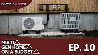 MultiGenerational Home on a Budget Episode 10  Mechanical Finishes [upl. by Gnehp]