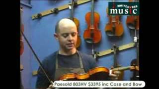 Paesold 803 vs H Gill Violin Review 3000 Range [upl. by Eiramyma]