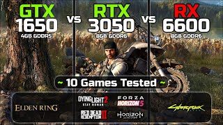 GTX 1650 vs RTX 3050 vs RX 6600  Which Is the Best Price to Performance [upl. by Jezabelle]