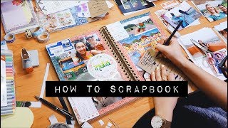 DIY HOW TO SCRAPBOOK [upl. by Wojak915]