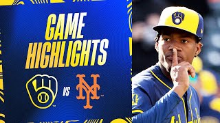 Brewers vs Mets Game Highlights 33024  MLB Highlights [upl. by Eltsirhc91]