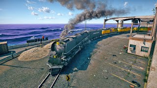 GTA 5 Driving UP CHALLENGER through Abandoned West Docks Railroads [upl. by Barfuss]