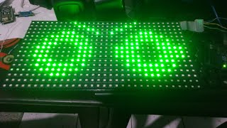 EYES ANIMATED LED DISPLAY P10 arduinoproject [upl. by Neirual]