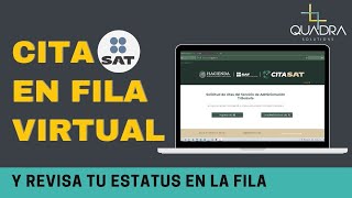 📅 CÓMO AGENDAR CITA SAT FILA VIRTUAL Y ¡Consulta cómo vas en la fila [upl. by Bills]