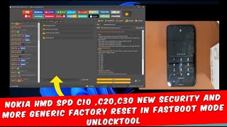 Nokia HMD SPD C10 C20C30 new security and more Generic factory reset in Fastboot Mode UnlockTool [upl. by Flower65]