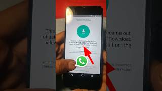 this version of whatsapp became out of date WhatsApp update problem out of date error problem solve [upl. by Enaile]