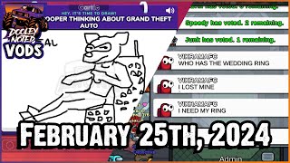 Gartic PhoneAmong Us  VOD from February 25th 2024 [upl. by Littman687]