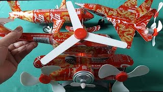 4 homemade toy planes  Boeing plane  F22 plane  Helicopter with ceiling rotor [upl. by Fusuy]