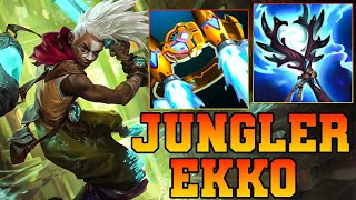 14 Kills Ekko Jungle Guide Build Combo Gameplay lol  Top Rank 1 Ekko Runes Patch 1420 Season 14 [upl. by Almond271]