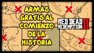 🔥 5 ARMAS GRATIS que me hubiera GUSTADO TENER al COMIENZO de RED DEAD REDEMPTION 2 🔎 [upl. by Airdnola10]