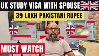 Study in UK with Spouse Success Story 2024  UK VISA Latest Update  Dependent VISA UK [upl. by Hugo]