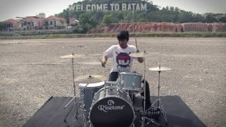 JKT48  RIVER Drum Cover by ARDI INDRAWAN batam island [upl. by Atiuqcir]