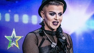 Dublin drag queen Paul brings Uptown Funk to IGT  Auditions Week 6  Ireland’s Got Talent 2018 [upl. by Hceicjow]