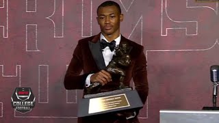 DeVonta Smith wins the Heisman Trophy  College Football on ESPN [upl. by Hanna247]