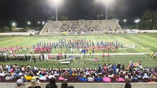 Mainland High School Buccaneer Marching Band halftime Middle School night [upl. by Waugh]