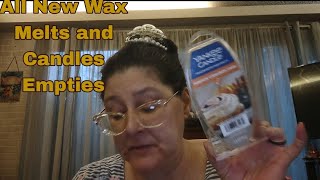 ALL NEW Wax Melts and Candles Empties [upl. by Zetrac733]