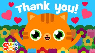 Im Thankful  Kids Songs  Super Simple Songs [upl. by Eneryc]