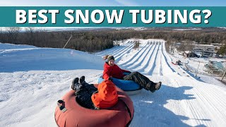 BEST SNOW TUBING IN NORTH CAROLINA  Top places for snow tubing in NC Mountains [upl. by Ninahs]