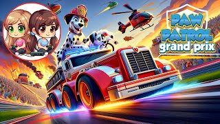 Pair Up to Speed Up Three Split Screen Races  Paw Patrol Grand Prix PS4 Gameplay [upl. by Eustashe]