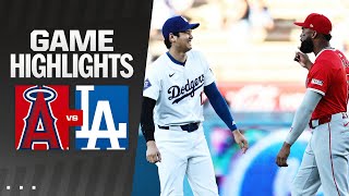 Angels vs Dodgers Game Highlights 62124  MLB Highlights [upl. by Trula619]