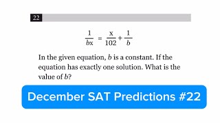 This will show up on December SAT Predictions sat sattest satexam [upl. by Randie]