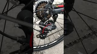 Cycle Rear Derailleur Chain Drop Problem Fix At Home Made Easy shorts [upl. by Greff]