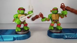 Fight010  RAPHAEL vs MICHELANGELO  Akedo Warriors Ultimate Fighting [upl. by Aner]