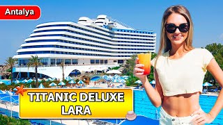 One of the BEST HOTELS in Turkey BUTTitanic Deluxe Lara in Antalya Review [upl. by Lletnom652]