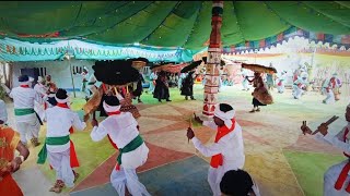 Pochampally Dandari  2024  Savari Kola  Rimma  Diwali  Celebrations  Sirikonda  Adilabad [upl. by Ymerej]