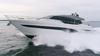 78 Princess Yacht Walkthrough  SPINDRIFT [upl. by Aronle10]