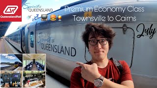 Spirit of Queensland Tilt Train Townsville to Cairns in Premium Economy  Rail Travel in Australia [upl. by Alphonso]