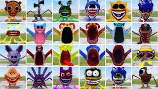 WHICH NEW ALL THE SHIN SONIC TAPES FAMILY AND SEA EATER FAMILY IS THE STRONGEST In Garrys Mod [upl. by Sadinoel]