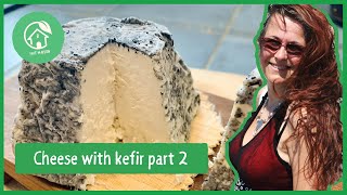 How to make cheese with kefir part 2  cheese making basics [upl. by Cornia]