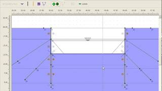 PLAXIS 2D v8 Tutorial Lesson 4 Dewatered Excavation using Tie Back Wall [upl. by Darnok]