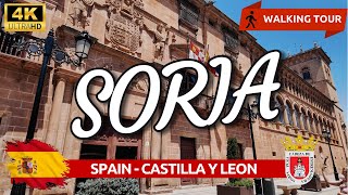 SORIA 🇪🇸 City of Poets SPAIN Walking Tour 4K [upl. by Ruomyes]