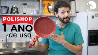 Panela Sauté Grand 24cm Polishop FlavorStone  Revisão da Harpyja  1 Ano de uso [upl. by Appolonia]