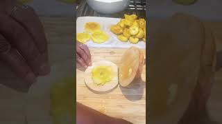 EASY FRIED PLANTAIN REPIPE friedfood short fypシ゚ [upl. by Esya685]