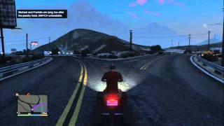 Grand Theft Auto V  Trevor Cant Switch Michael amp Franklin Laying Low After Heist HD Gameplay PS3 [upl. by Karole]