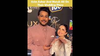 Asim Azhar and Merub Ali Talking about their wedding Plans  Asim Azhar Interview [upl. by Amik]