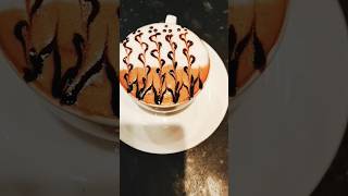 cappuccino coffee art chocolate art barista coffee [upl. by Rehptosirhc154]