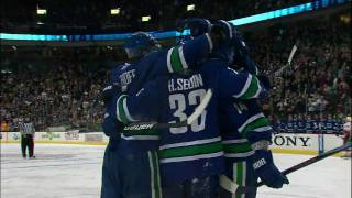 Canucks Vs Flames  Daniel Sedin 21 Goal  010910  HD [upl. by Aket]