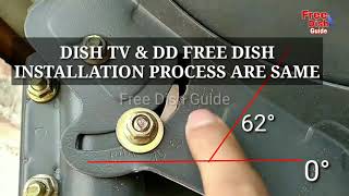 dd free dish antenna settings amp installation guide [upl. by Nahsin]