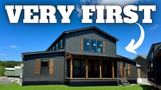 FIRST EVER barndominiummobile home This will CHANGE the GAME Prefab House Tour [upl. by Narcissus]