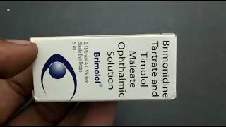 Brimolol Eye Drops  Brimonidine Tartrate and Timolol Maleate Ophthalmic Solution Uses  Brimolol [upl. by Acilgna]