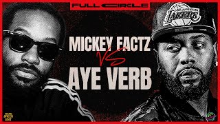 AYE VERB VS MICKEY FACTZ RAP BATTLE  RBE [upl. by Lotz49]