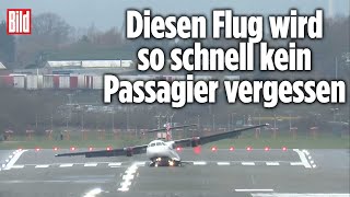 Diese FlugzeugLandung ist nichts für schwache Nerven [upl. by Nylsoj]