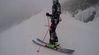 2018 Atomic Vantage 90 CTI W  SkiEssentialscom Ski Test [upl. by Elleirda906]