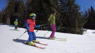 Skiday from Badia to the Marmolada glacier DolomitiSuperSki [upl. by Cilegna]